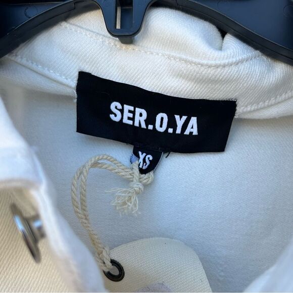 SER.O.YA Fallon Jumpsuit white NWT - Picture 8 of 12